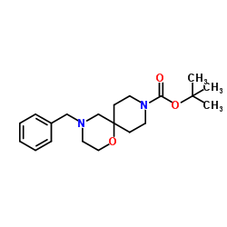 叔-丁基 4-苯甲基-1-氧杂-4,9-二氮杂螺[5.5]十一烷-9-甲酸基酯图片