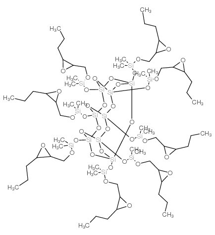 八[(3-氧化缩水甘星空app丙基)二甲基硅氧基]取代的 PSS结构式