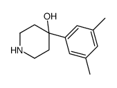 4-(3,5-DIMETHYLPHENYL)-4-PIPERIDINOL结构式