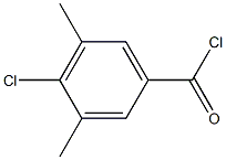 4-Chloro-3,5-dimethylbenzoyl chloride Structure