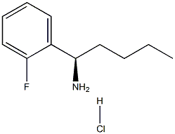 (1R)-1-(2-FLUOROPHENYL)PENTYLAMINE HYDROCHLORIDE结构式