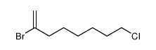 2-bromo-8-chlorooct-1-ene Structure