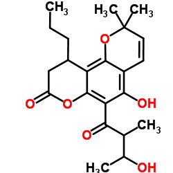 胡桐素 E结构式