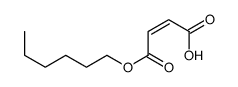 hexyl hydrogen maleate Structure