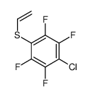 1-chloro-4-ethenylsulfanyl-2,3,5,6-tetrafluorobenzene Structure