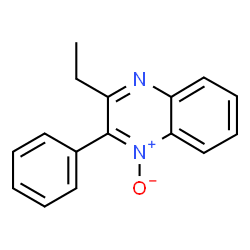 2-Ethyl-3-phenylquinoxaline 4-oxide structure