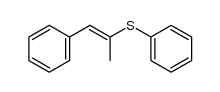 1-methyl-2-phenylethenyl phenyl sulfide结构式