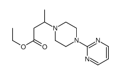 ethyl 3-(4-pyrimidin-2-ylpiperazin-1-yl)butanoate Structure