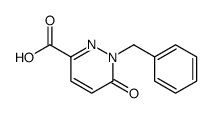 1-BENZYL-6-OXO-1,6-DIHYDRO-PYRIDAZINE-3-CARBOXYLIC ACID structure