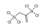 2,3-bis-trichlorosilanyl-propene Structure