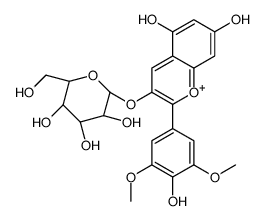 Malvidin 3-O-glucoside structure