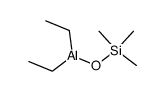 diethyl aluminium (1+), trimethylsilanolate Structure