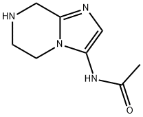 N-(5,6,7,8-四氢咪唑并[1,2-A]吡嗪-3-基)乙酰胺结构式