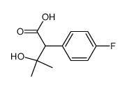 2-(p-fluorophenyl)-3-hydroxy-3-methylbutyric acid结构式