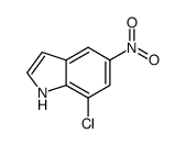 7-chloro-5-nitro-1H-indole Structure