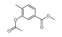 methyl 3-acetyloxy-4-methylbenzoate Structure