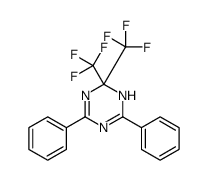 2,6-diphenyl-4,4-bis(trifluoromethyl)-1H-1,3,5-triazine Structure