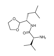 (2S)-2-amino-N-((1S)-1-(2,5-dioxolanyl)-3-methylbutyl)-3-methylbutanamide结构式