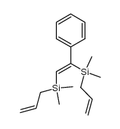 cis-α,β-bis(allyldimethylsilyl)styrene Structure