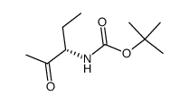 Carbamic acid, [(1S)-1-ethyl-2-oxopropyl]-, 1,1-dimethylethyl ester (9CI) Structure