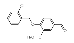 4-[(2-CHLOROBENZYL)OXY]-3-METHOXYBENZALDEHYDE Structure