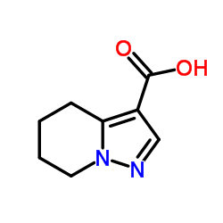 4,5,6,7-四氢吡唑并[1,5-a]吡啶-3-羧酸结构式