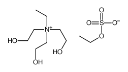 ethyltris(2-hydroxyethyl)ammonium ethyl sulphate Structure