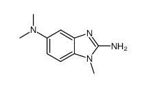 Benzimidazole, 2-amino-5-(dimethylamino)-1-methyl- (8CI)结构式