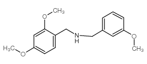 (2,4-DIMETHOXY-BENZYL)-(3-METHOXY-BENZYL)-AMINE Structure