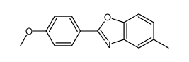 2-(4-METHOXYPHENYL)-5-METHYLBENZO[D]OXAZOLE Structure