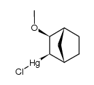 exo-3-Methoxy-2-norbornylquecksilberchlorid Structure