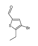 4-bromo-5-ethylthiophene-2-carbaldehyde Structure