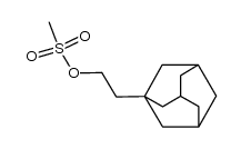 1-[2-(mesyloxy)ethyl]adamantane结构式