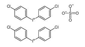 bis(4-chlorophenyl)iodanium,sulfate Structure