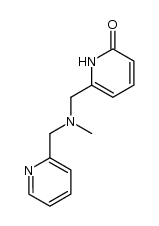 6-((methyl(pyridin-2-ylmethyl)amino)methyl)pyridin-2(1H)-one Structure