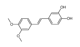 4-(3,4-dimethoxystyryl)benzene-1,2-diol Structure