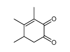 3,4,5-trimethylcyclohex-3-ene-1,2-dione Structure