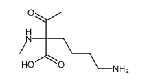 2-acetyl-6-amino-2-(methylamino)hexanoic acid结构式