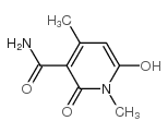 2-hydroxy-1,4-dimethyl-6-oxopyridine-3-carboxamide Structure