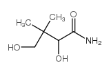 2,4-二羟基-3,3-二甲基丁酰胺结构式