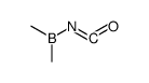 (dimethyl)isocyanatoborane Structure