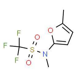 Methanesulfonamide,1,1,1-trifluoro-N-methyl-N-(5-methyl-2-furanyl)- Structure