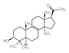 1-[(3S,5S,10S,13R,14R,17S)-3-hydroxy-4,4,10,13,14-pentamethyl-2,3,5,6,7,11,12,15,16,17-decahydro-1H-cyclopenta[a]phenanthren-17-yl]ethanone structure