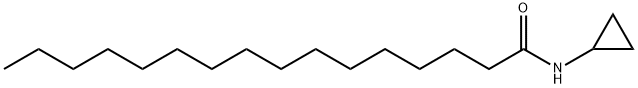 HexadecanaMide, N-cyclopropyl-结构式