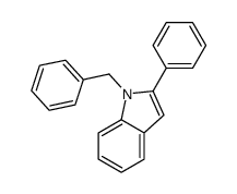 1-benzyl-2-phenylindole结构式