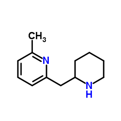 2-Methyl-6-(2-piperidinylmethyl)pyridine Structure