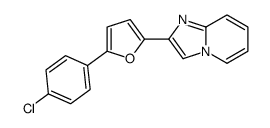 2-[5-(4-chlorophenyl)furan-2-yl]imidazo[1,2-a]pyridine Structure