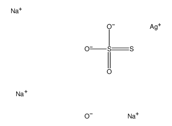 silver,trisodium,dioxido-oxo-sulfanylidene-λ6-sulfane Structure