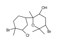 5β-Bromo-2α-[(1S,3R,4R)-4-bromo-3-chloro-4-methylcyclohexyl]tetrahydro-2,6,6-trimethyl-2H-pyran-3α-ol picture