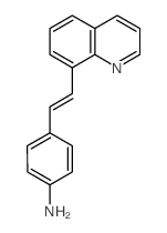 4-(2-quinolin-8-ylethenyl)aniline Structure